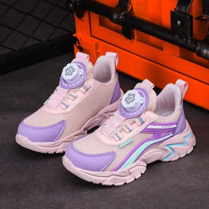 New Children Sports Shoes Boy Sneaker Black Mesh Summer Breathable Kids Casual Shoes Boy Running Tennis Running Sneaker