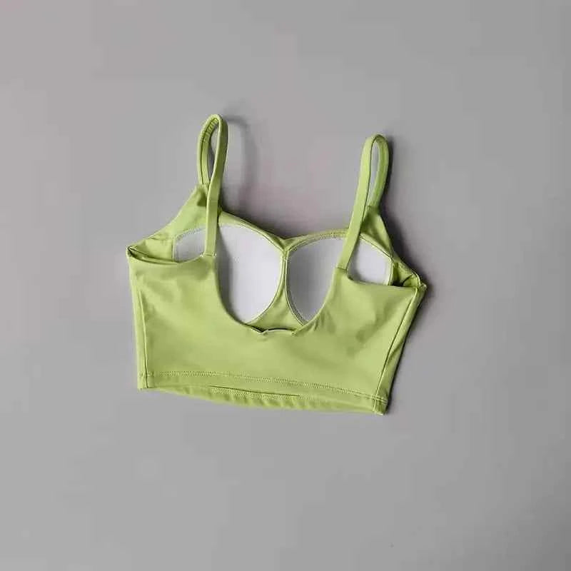 Breathable Sports Bra for Women, Fitness Top, Push Up Sport Bra, Fixed Pad, Yoga Underwear, Sport Tops  Running Vest, Gym Wear