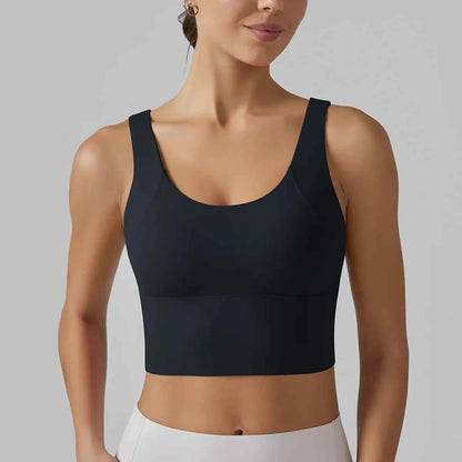 Yoga Bra Underwear Women Summer Shockproof Bra Beautiful Back Sports Running External Wear Training Fitness Yoga Tank Top Bra