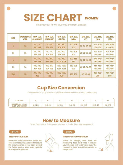 New Large Size Front Buckle Sexy Push up WOMEN&