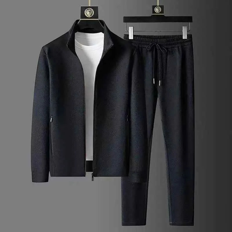 Men’s Casual Tracksuit Set – Zip Jacket & Jogger Pants (S–4XL)