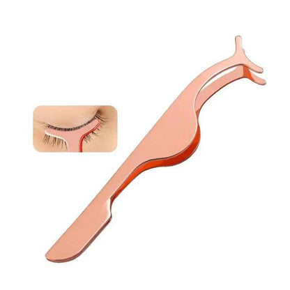 False Eyelash Tweezers Fake Eye Lash Applicator Eyelash Extension Curler Nipper Auxiliary Clip Clamp Makeup Forceps Tools supply