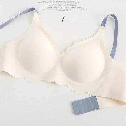 Sexy Seamless Bras For Women Wire Free Push Up Brassiere V Neck Bralette Women&
