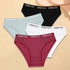 FINETOO 4Pcs Cotton Striped Underwear Women&