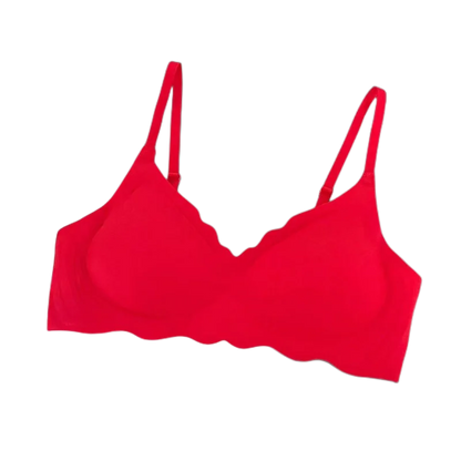 Sexy Seamless Bras For Women Wire Free Push Up Brassiere V Neck Bralette Women&
