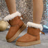 New Fashionable Bow Round Toe Elegant Snow Boots