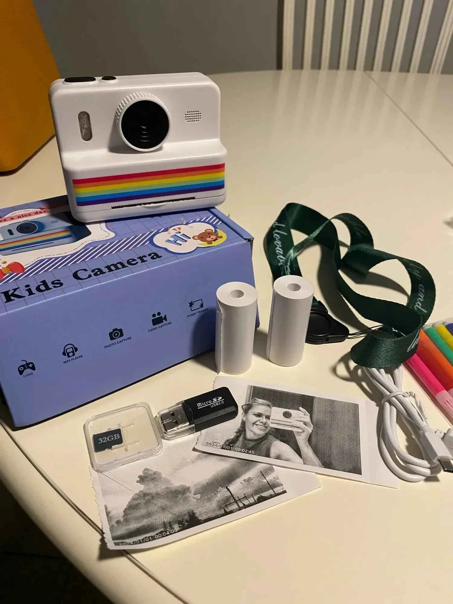 Digital Children Camera For Photography Mini Printer Portable Thermal Instant Print Photo Kids Camera 2.8inch HD Video Toy Gifts