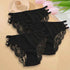 3PC/Set Women Sexy Lace Panties Low Rise Hollow Out Briefs Floral Transparent Underwear for Feamale Elastic Straps Soft Lingerie
