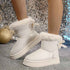 New Fashionable Bow Round Toe Elegant Snow Boots