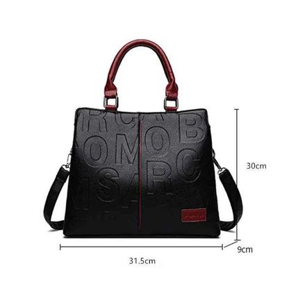 PU Leather Casual Crossbody Bags for Women Ladies Luxury Designer Tote Handbag Female Large Capacity Travel Shoulder Bag Sac