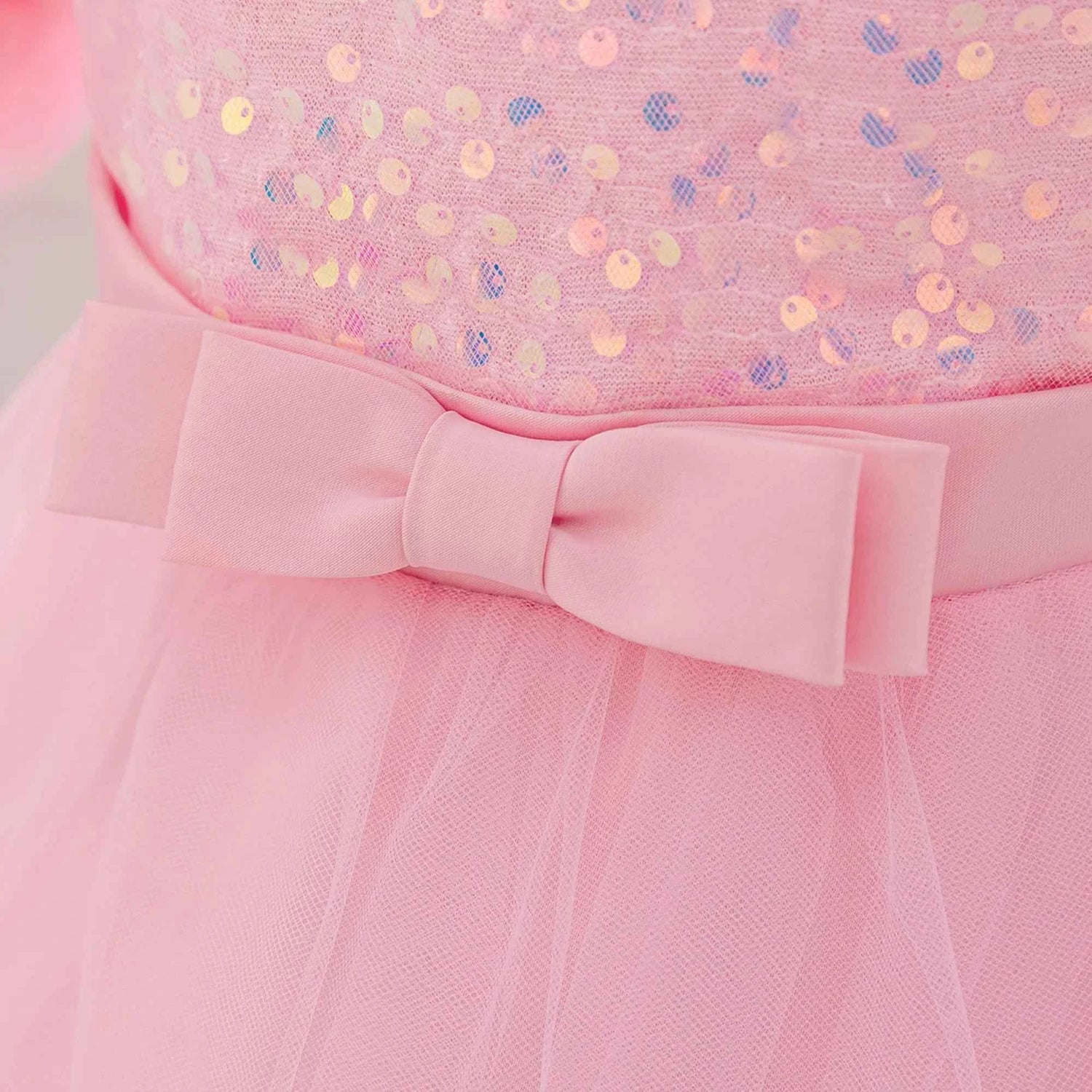 Girls 3D Flower Party Princess Dress for Baby Christmas Gown 1-10 Yrs Birthday Bow Tulle Bridemaid Dresses Wedding Kids Clothing