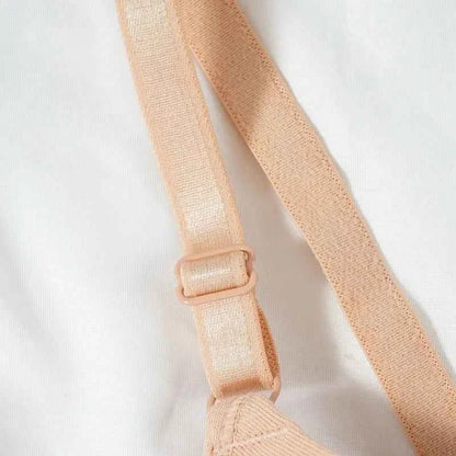 Bras Sexy Women Cotton Gathered Bra Deep V Underwire Ladied Brassiere Push Up Lingerie Solid Bras Backless Intimate Underwear