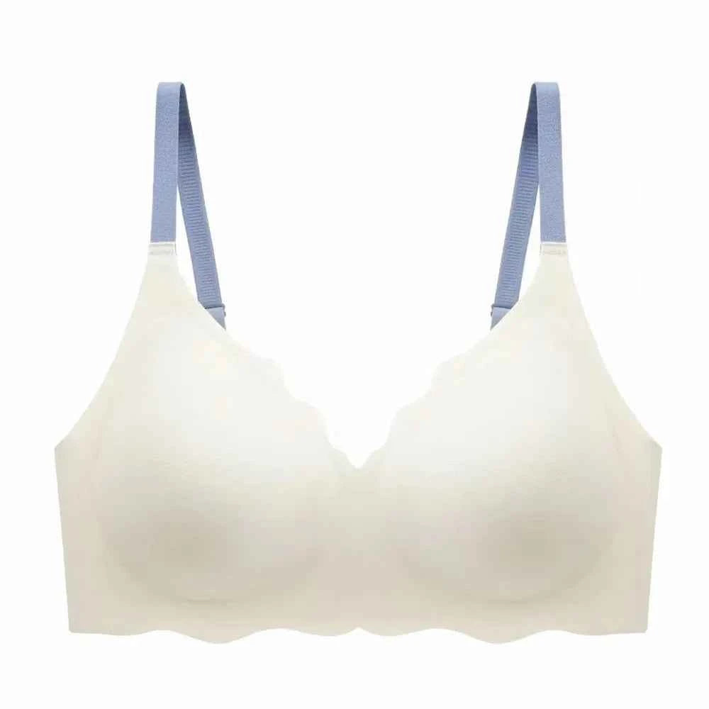 Sexy Seamless Bras For Women Wire Free Push Up Brassiere V Neck Bralette Women&