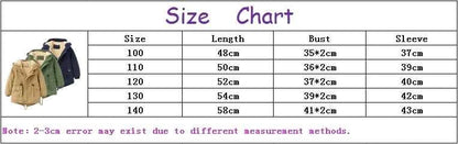 Winter Kids Clothes Plus Velvet Thicken Warm Jacket for Girls Casual Zipper Boys Outerwear Solid Versatile Children&