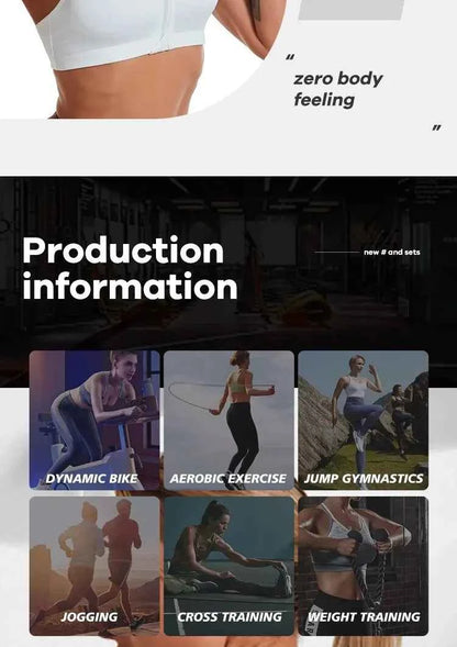 Yoga Fitness Bra Shock-absorbing Sports Bra Breathable and Quick Drying Training Running WOMEN&