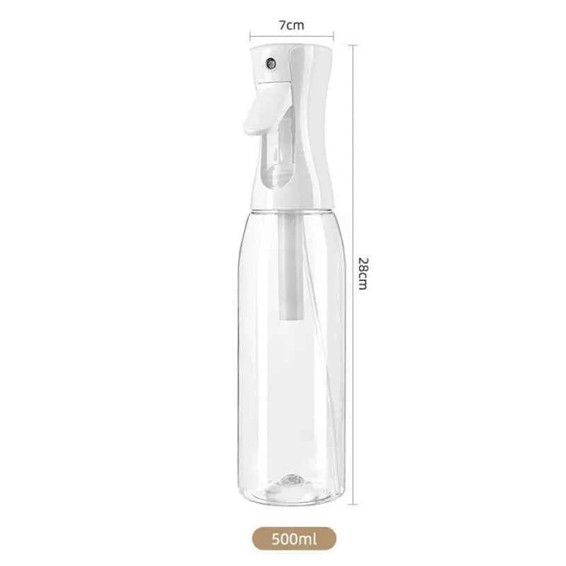 200ml/300ml/500ml High Pressure Continuous Spray Bottle Hair Care Makeup Water Replenishing Spray Bottle Press Mist Spray Bottle
