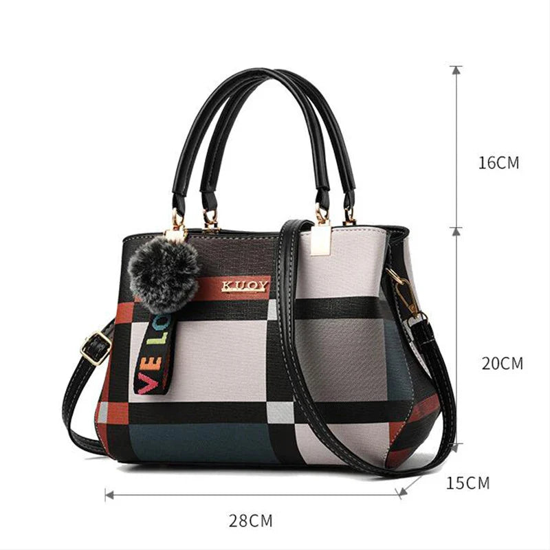 PU Leather Casual Crossbody Bags for Women Ladies Luxury Designer Tote Handbag Female Large Capacity Travel Shoulder Bag Sac