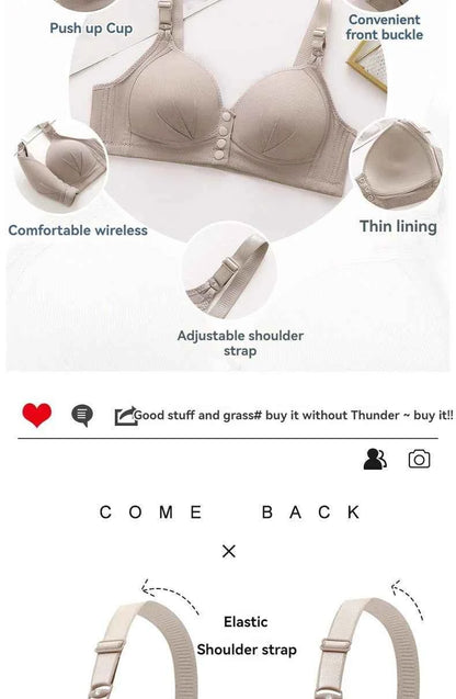 New Large Size Front Buckle Sexy Push up WOMEN&