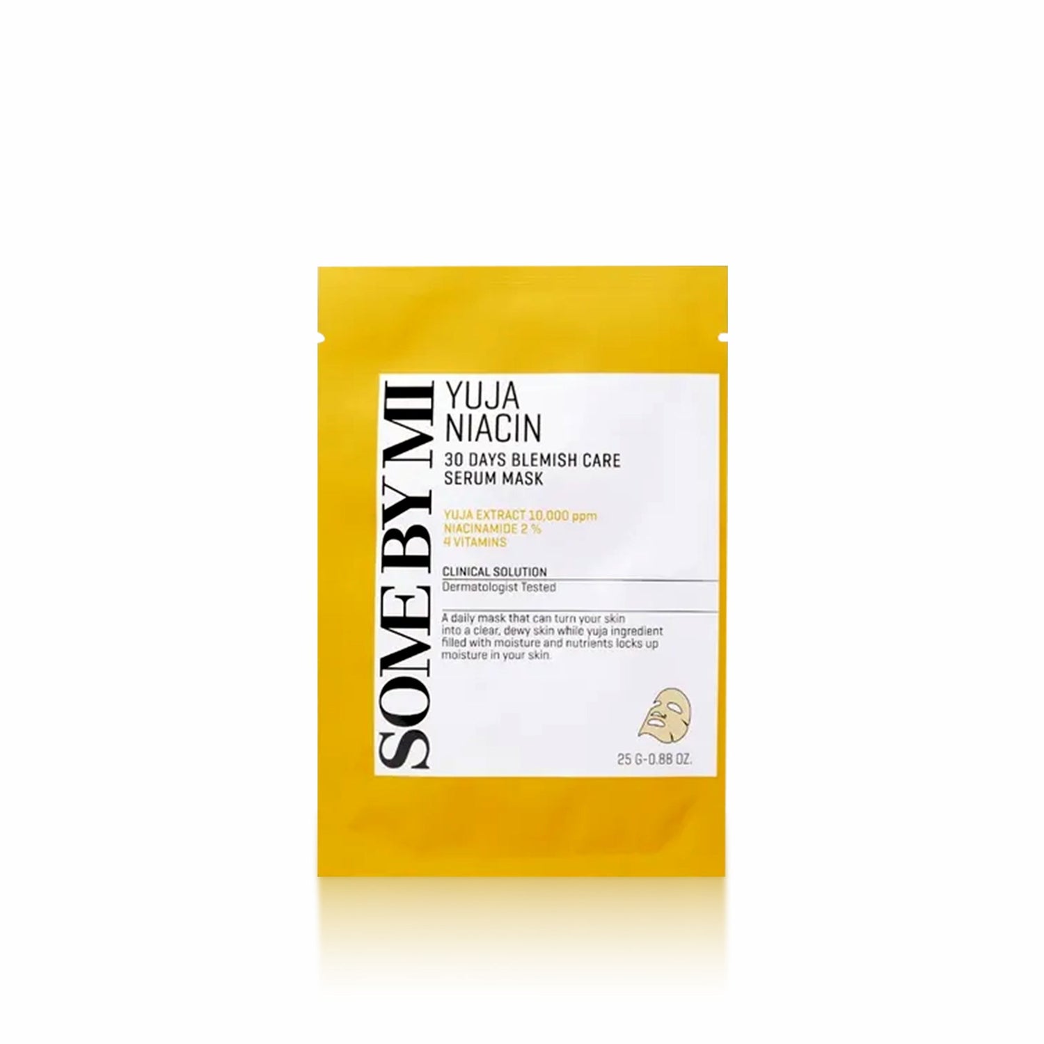 SOME BY MI Yuja Niacin Blemish Care Serum Mask 25g