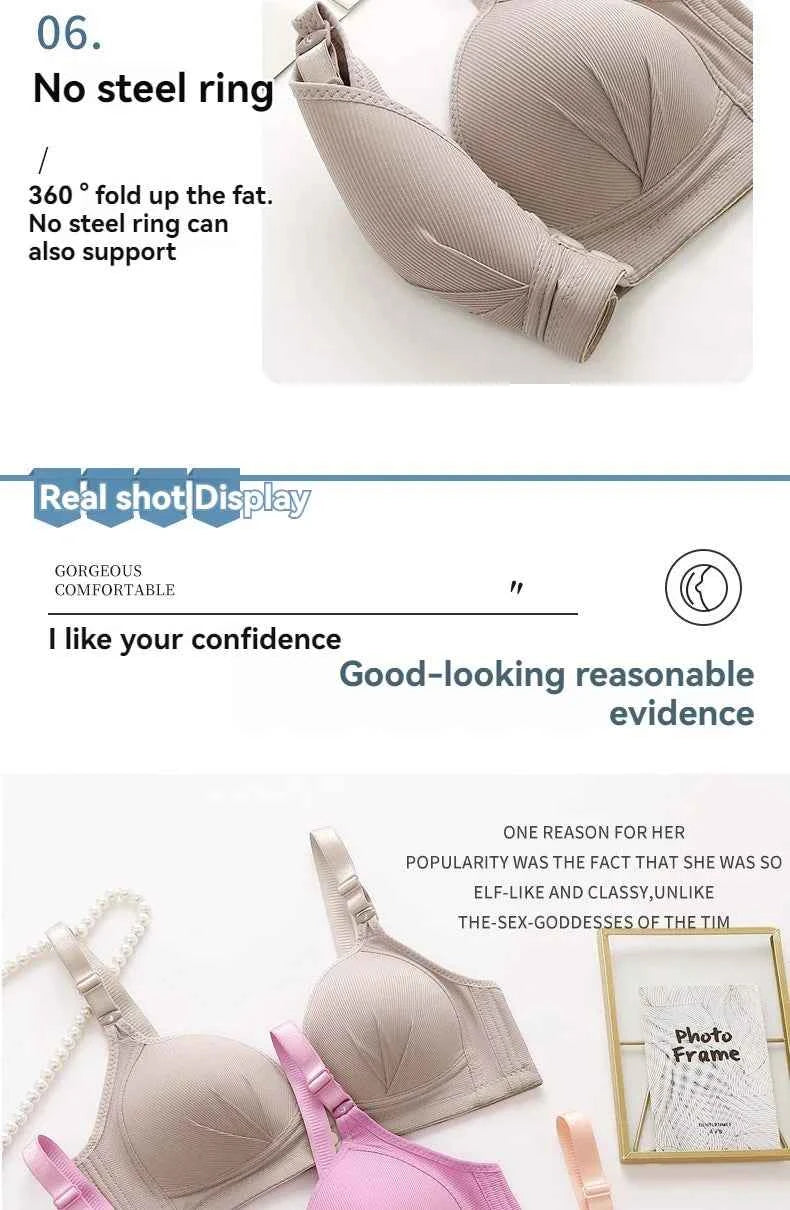 New Large Size Front Buckle Sexy Push up WOMEN&