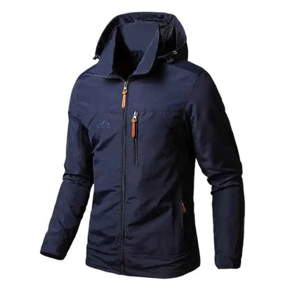 Men’s Waterproof Windbreaker Jacket with Hood – Outdoor &amp; Casual Smart