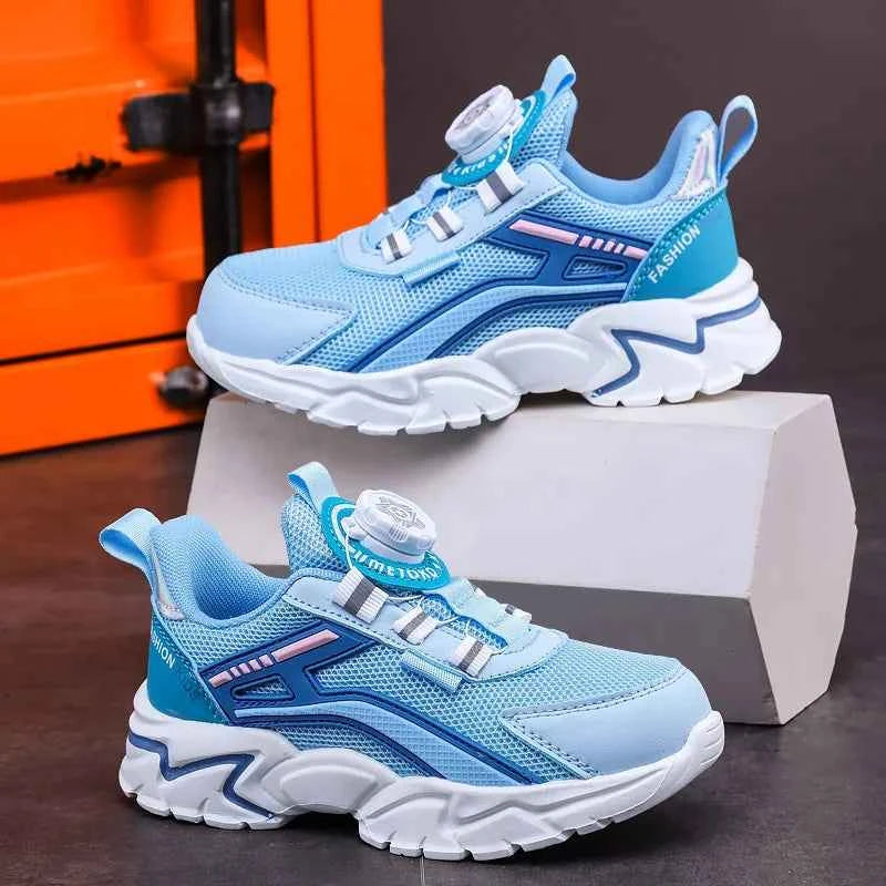 New Children Sports Shoes Boy Sneaker Black Mesh Summer Breathable Kids Casual Shoes Boy Running Tennis Running Sneaker