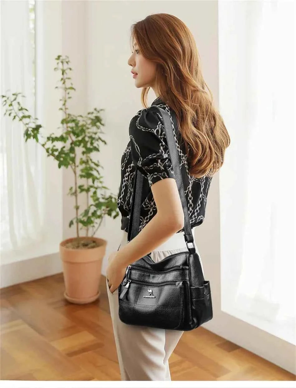 Genuine Brand PU Leather Sac Luxury Handbags Women Bags Designer Shoulder Crossbody Hand Bags for Women 2022 Purses and Handbags