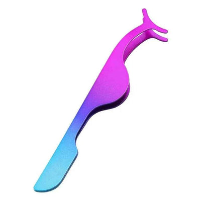 False Eyelash Tweezers Fake Eye Lash Applicator Eyelash Extension Curler Nipper Auxiliary Clip Clamp Makeup Forceps Tools supply