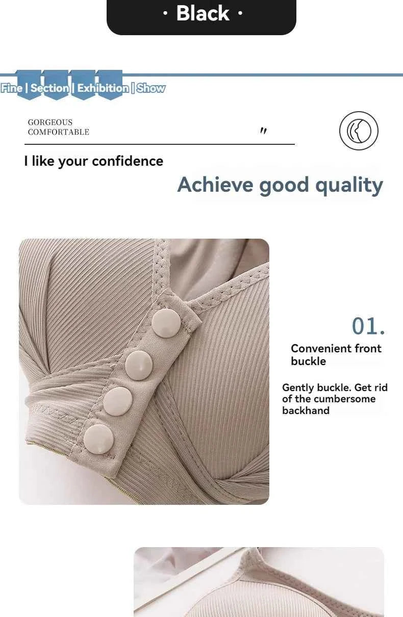 New Large Size Front Buckle Sexy Push up WOMEN&