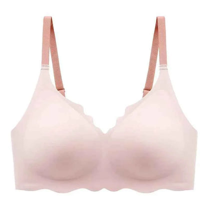 Sexy Seamless Bras For Women Wire Free Push Up Brassiere V Neck Bralette Women&