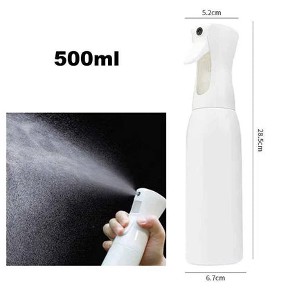 200ml/300ml/500ml High Pressure Continuous Spray Bottle Hair Care Makeup Water Replenishing Spray Bottle Press Mist Spray Bottle
