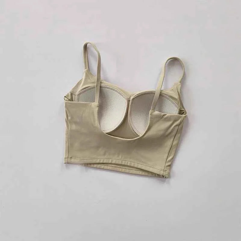 Breathable Sports Bra for Women, Fitness Top, Push Up Sport Bra, Fixed Pad, Yoga Underwear, Sport Tops  Running Vest, Gym Wear