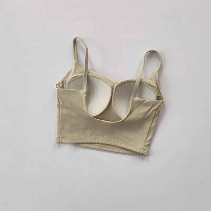 Breathable Sports Bra for Women, Fitness Top, Push Up Sport Bra, Fixed Pad, Yoga Underwear, Sport Tops  Running Vest, Gym Wear