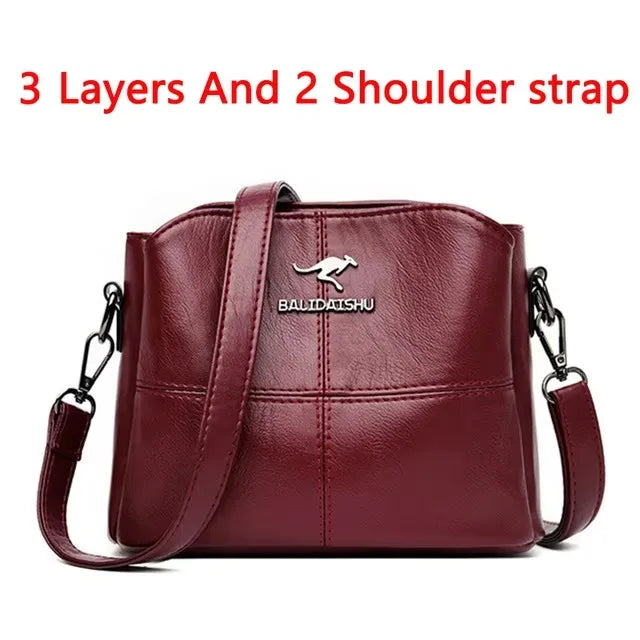 Genuine Brand PU Leather Sac Luxury Handbags Women Bags Designer Shoulder Crossbody Hand Bags for Women 2022 Purses and Handbags