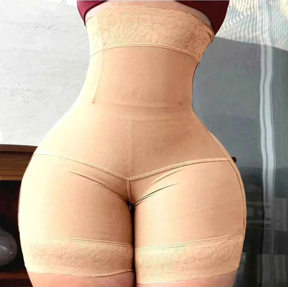 AfruliA Fajas Colombiana Girdle Full Body Shaper Lift Up Butt Lifter Bodysuits Tummy Control Panties Waist Trainer Thigh Slimmer