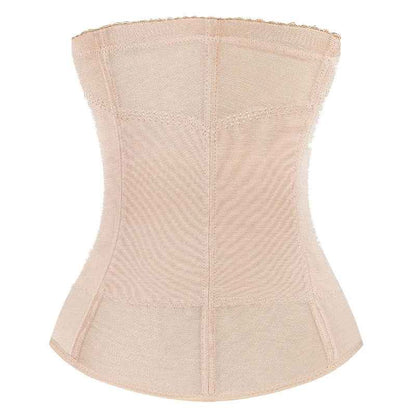 Mesh Embroidered Corset Body Shaper faja Waist Trainer Original Colombian Girdles For Women Belly Tightening Control Shapewear