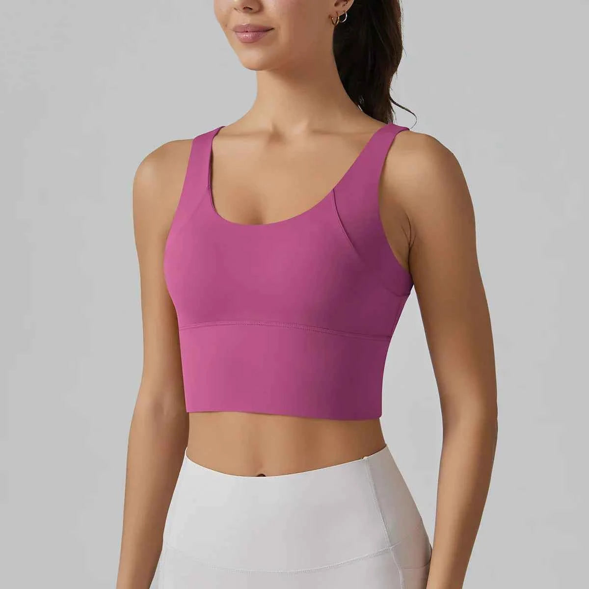 Yoga Bra Underwear Women Summer Shockproof Bra Beautiful Back Sports Running External Wear Training Fitness Yoga Tank Top Bra