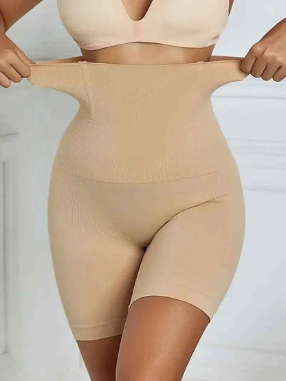 High Waist Shaping Boyshort Panties, Tummy Control Butt Lifting Slim Shorts, Women&