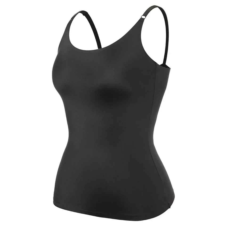 Women Tummy Control Shapewear Smooth Body Shaping Camisole Tank Tops Plus Size Slimming Underwear Seamless Compression Shaper