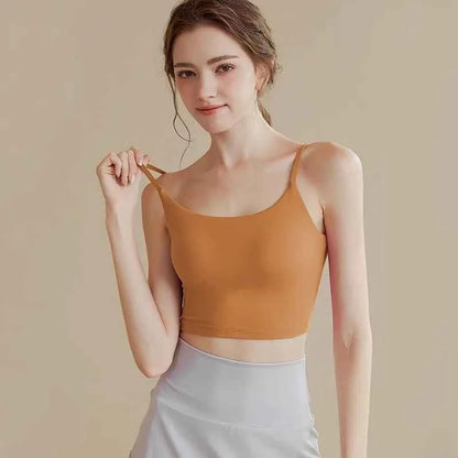 Breathable Sports Bra for Women, Fitness Top, Push Up Sport Bra, Fixed Pad, Yoga Underwear, Sport Tops  Running Vest, Gym Wear