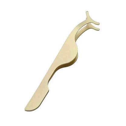 False Eyelash Tweezers Fake Eye Lash Applicator Eyelash Extension Curler Nipper Auxiliary Clip Clamp Makeup Forceps Tools supply