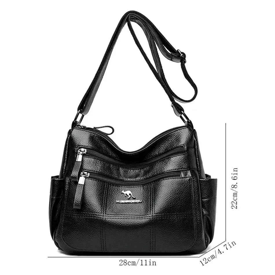 Genuine Brand PU Leather Sac Luxury Handbags Women Bags Designer Shoulder Crossbody Hand Bags for Women 2022 Purses and Handbags