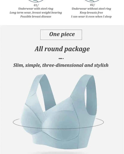 Women Sexy Bra Full Cup Brassiere Female U Back Underwear Lace Splicing Pespective Bralette V Neck Intimates Lingerie Large Size