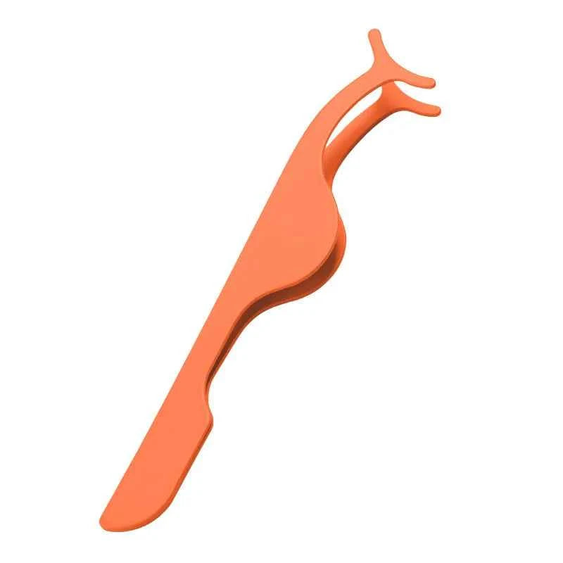 False Eyelash Tweezers Fake Eye Lash Applicator Eyelash Extension Curler Nipper Auxiliary Clip Clamp Makeup Forceps Tools supply