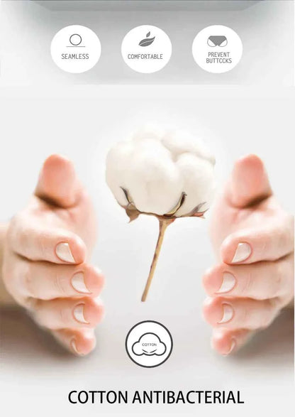 FINETOO 4Pcs Cotton Striped Underwear Women&