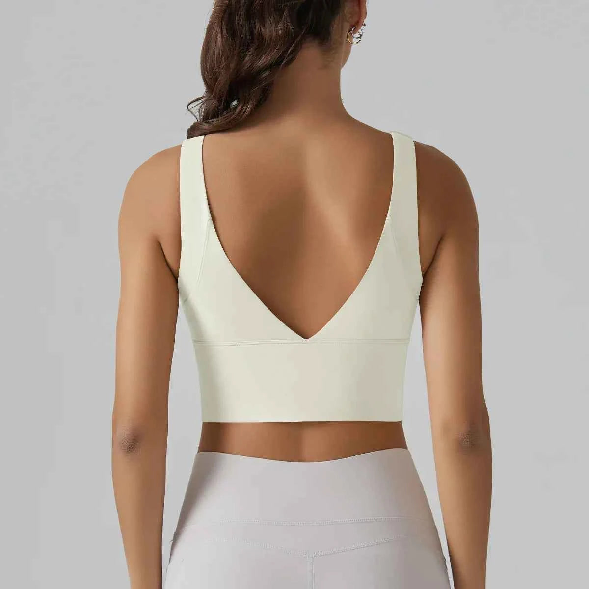 Yoga Bra Underwear Women Summer Shockproof Bra Beautiful Back Sports Running External Wear Training Fitness Yoga Tank Top Bra