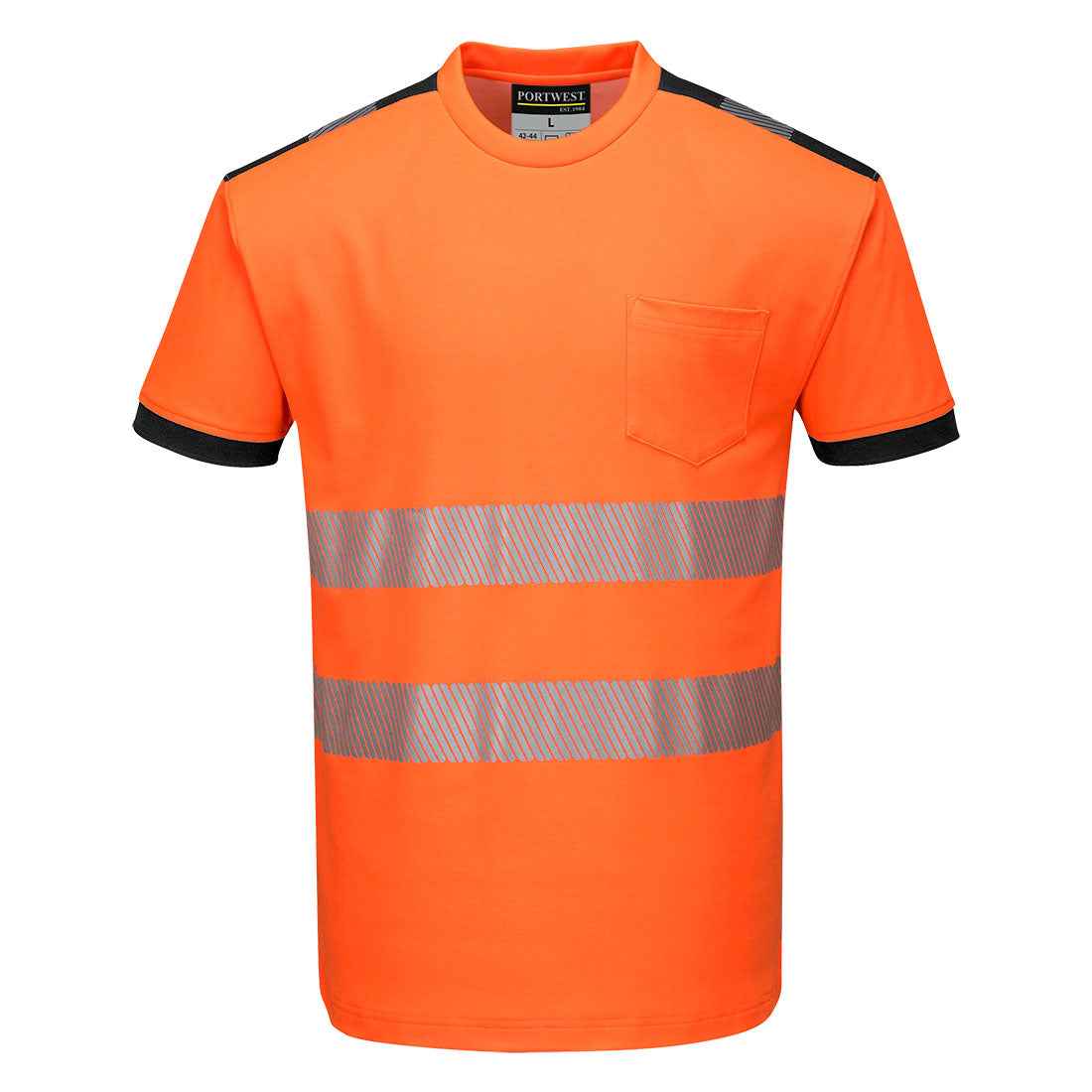 Portwest PW3 Hi-Vis Cotton Comfort T-Shirt S/S