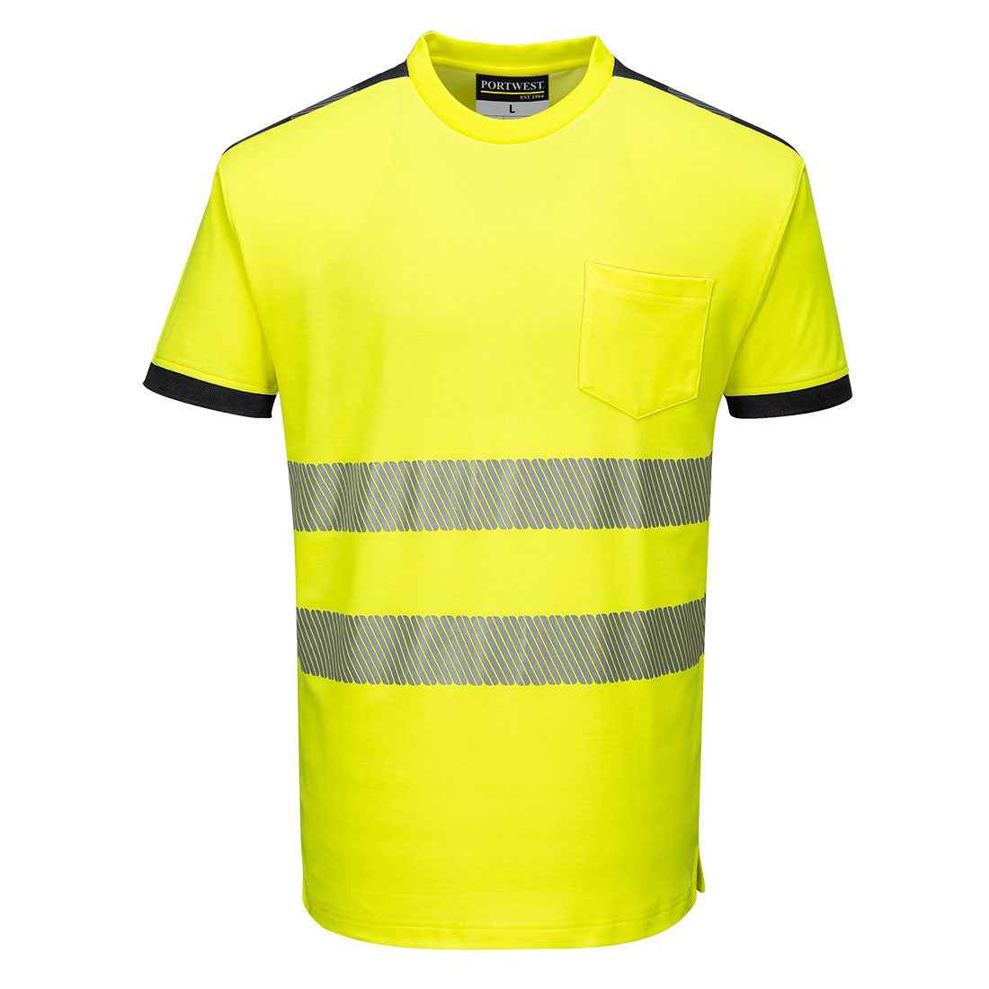 Portwest PW3 Hi-Vis Cotton Comfort T-Shirt S/S