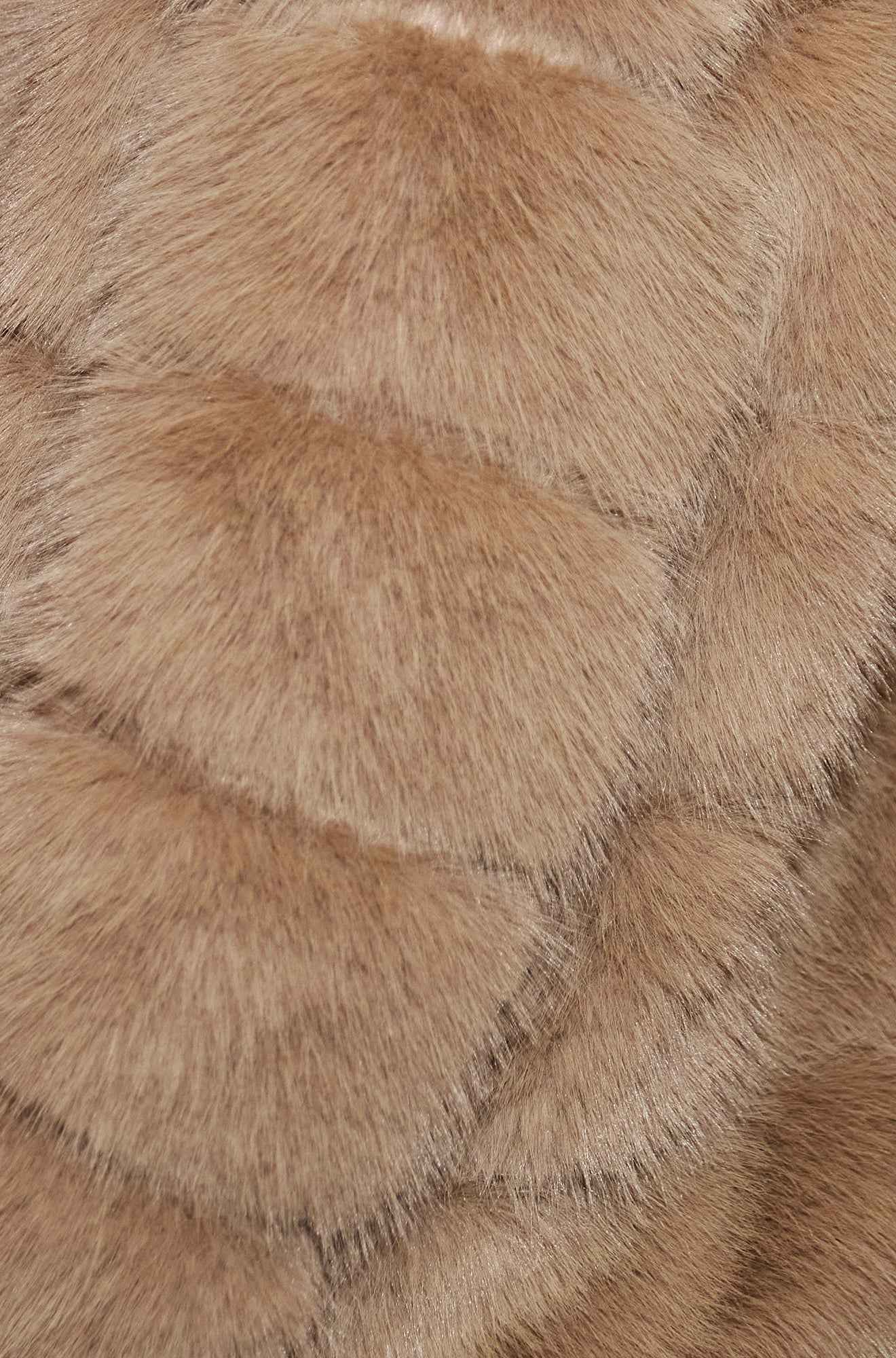Yumi Coffee Luxe Faur Fur Coat