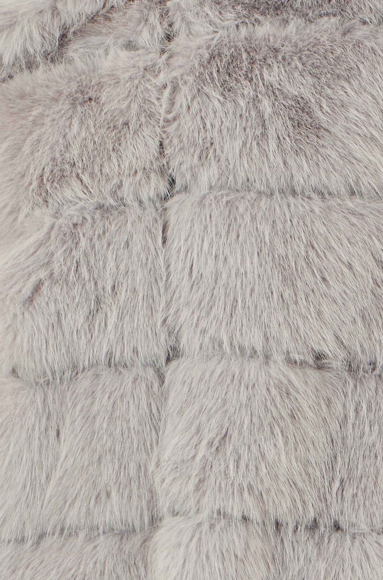 Yumi Grey Luxe Faur Fur Coat